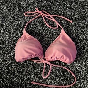 Baby pink swimsuit top